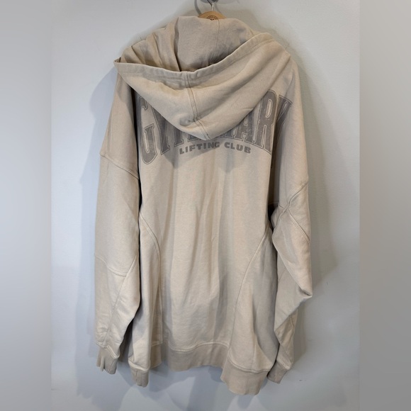 Gymshark HERITAGE WASHED HOODIE Oversized Fit Medium Tan - Picture 3 of 13